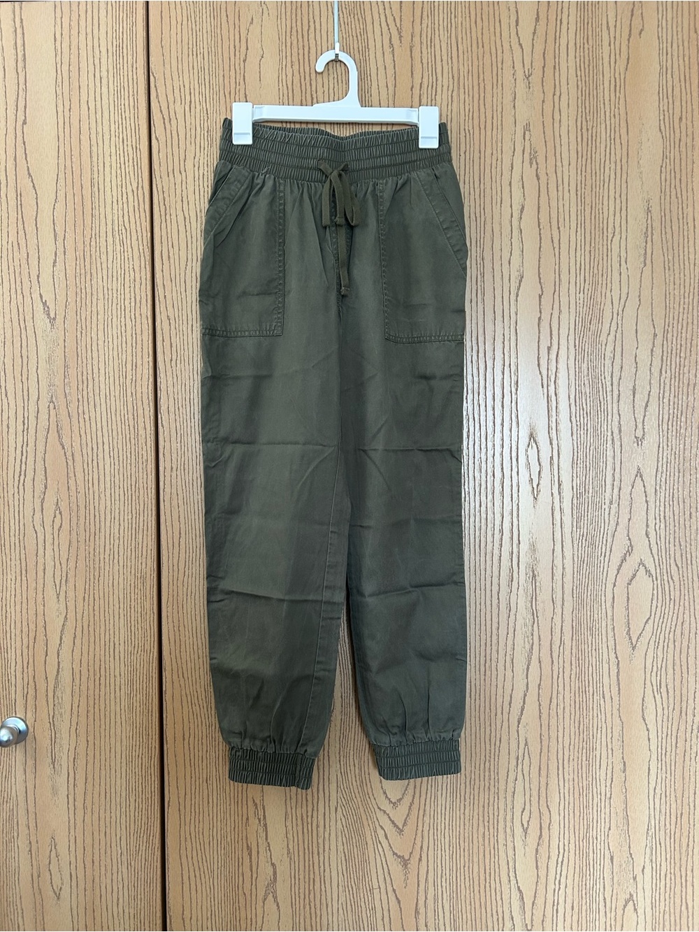 a new day Olive Drawstring Jogger Pants